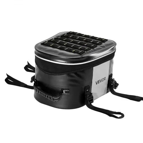 VEVOR Motorradhecktasche 28 L wasserfest, Rücksitztasche Kofferraumtasche für Motorradgepäck, Gepäckaufbewahrung mit Tasche & verstellbarer Schnalle, universell passender Gepäckträger, Schwarz – Bild 9