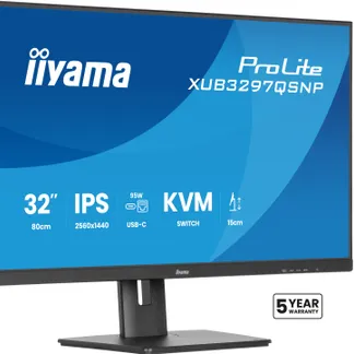 iiyama ProLite XUB3297QSNP-B1 Computerbildschirm 81,3 cm (32″) 2560 x 1440 Pixel Quad HD LED Schwarz iiyama ProLite XUB3297QSNP-B1 Computerbildschirm 81,3 cm (32″) 2560 x 1440 Pixel Quad HD LED Schwarz
