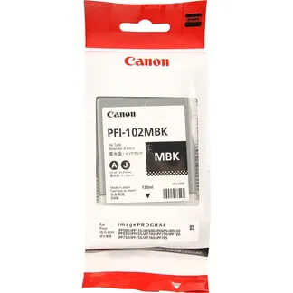 Canon PFI-102MBK Druckerpatrone Original Mattschwarz Canon PFI-102MBK Druckerpatrone Original Mattschwarz