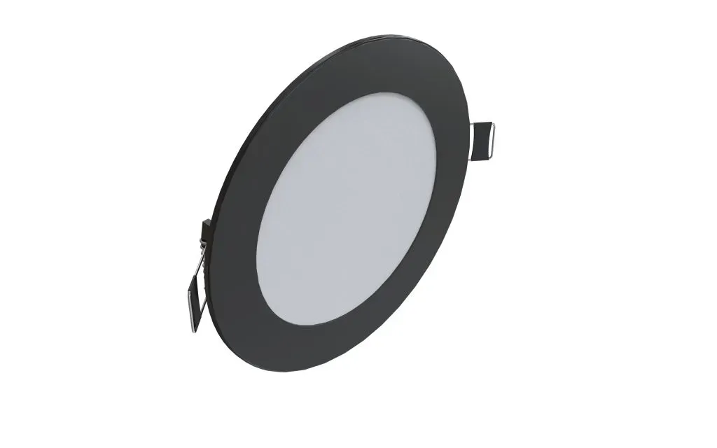 Synergy 21 LED Ultra Slim LED Panel Light V6 6W dual white (CCT) Schwarz 24V – Bild 2