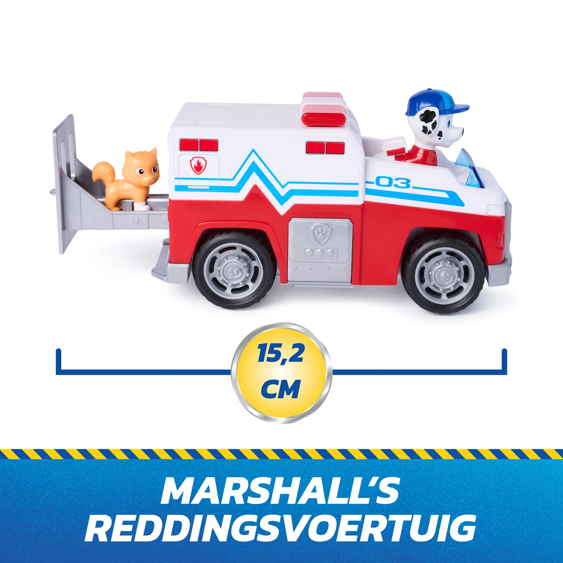 PAW Patrol - Search & Rescue: Marshalls Rettungsfahrzeug mit 2 Figuren – Bild 2