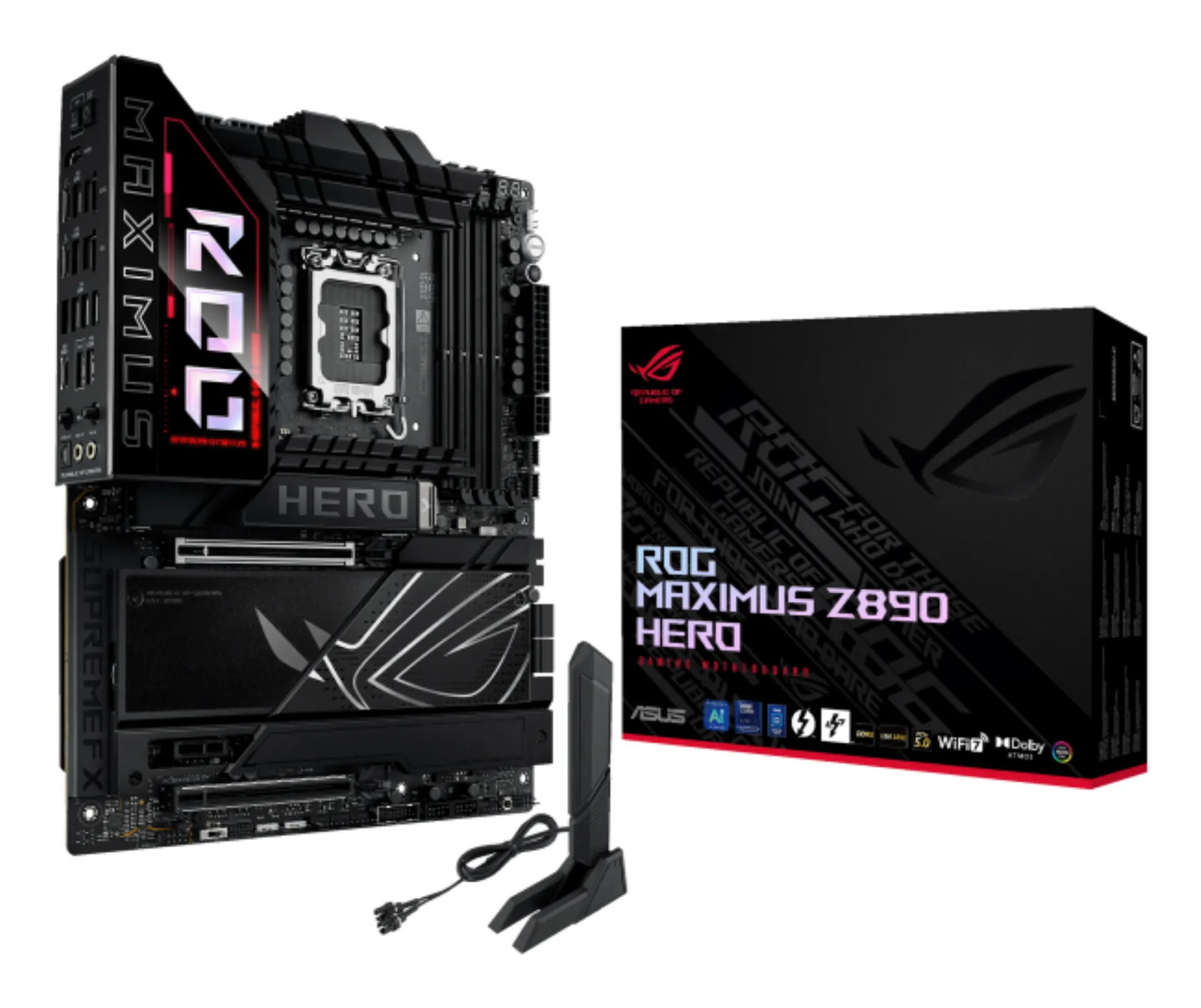 ASUS ROG MAXIMUS Z890 HERO Intel Z890 LGA 1851 (Socket V1) ATX ASUS ROG MAXIMUS Z890 HERO Intel Z890 LGA 1851 (Socket V1) ATX