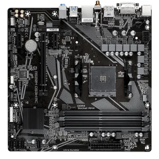 GIGABYTE A520M DS3H AC Mainboard – AMD Ryzen 5000 Serie CPUs, 5+3 Phasen VRM, bis zu 4733 MHz DDR5 (OC), 1xPCIe 3.0 M.2, GbE LAN, WIFI 5, USB 3.2 Gen 1 GIGABYTE A520M DS3H AC Mainboard – AMD Ryzen 5000 Serie CPUs, 5+3 Phasen VRM, bis zu 4733 MHz DDR5 (OC), 1xPCIe 3.0 M.2, GbE LAN, WIFI 5, USB 3.2 Gen 1