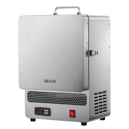 VEVOR Tisch-Schmelzofen 1500 W leistungsstarker elektrischer Ofen 1200 ℃ maximale Temperatur, Goldschmelzofen aus Edelstahl für Wachsguss Ton-DIY Metalltemperierung Glasieren auf Keramik, Silber – Bild 10