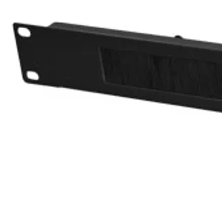 ALLNET 19″zbh. Kabeldurchführungsplatte, 1HE, Metall, Schwarz, mit Bürste, ALLNET 19″zbh. Kabeldurchführungsplatte, 1HE, Metall, Schwarz, mit Bürste,