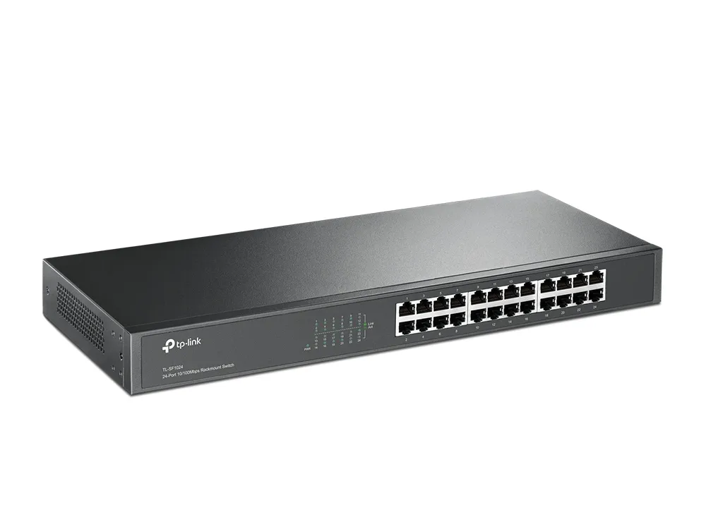 TP-Link 24-Port-10/100Mbit/s-Rackmount-Switch – Bild 2