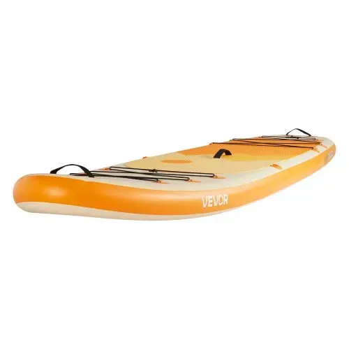 VEVOR aufblasbares Stand Up Paddle Board (323 x 83,8 x 15,2 cm) Paddleboard, Komplettset inkl. Pumpe Paddel Finne Rucksack, Knöchelleine Gurt, rutschfestes Deck für Jugendliche und Erwachsene – Bild 10
