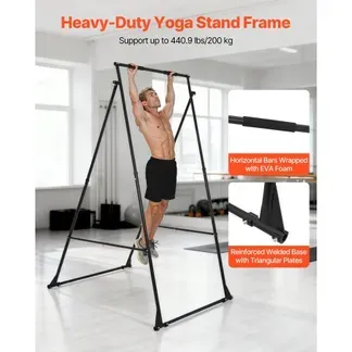 VEVOR Yoga-Ständerrahmen Schaukelständer mit max. 200 kg Tragkraft & EVA-Schaum & 4-stufiger horizontaler & 6-stufiger vertikaler Einstellung, multifunktionales Hängemattengestell (nur Rahmen) VEVOR Yoga-Ständerrahmen Schaukelständer mit max. 200 kg Tragkraft & EVA-Schaum & 4-stufiger horizontaler & 6-stufiger vertikaler Einstellung, multifunktionales Hängemattengestell (nur Rahmen)