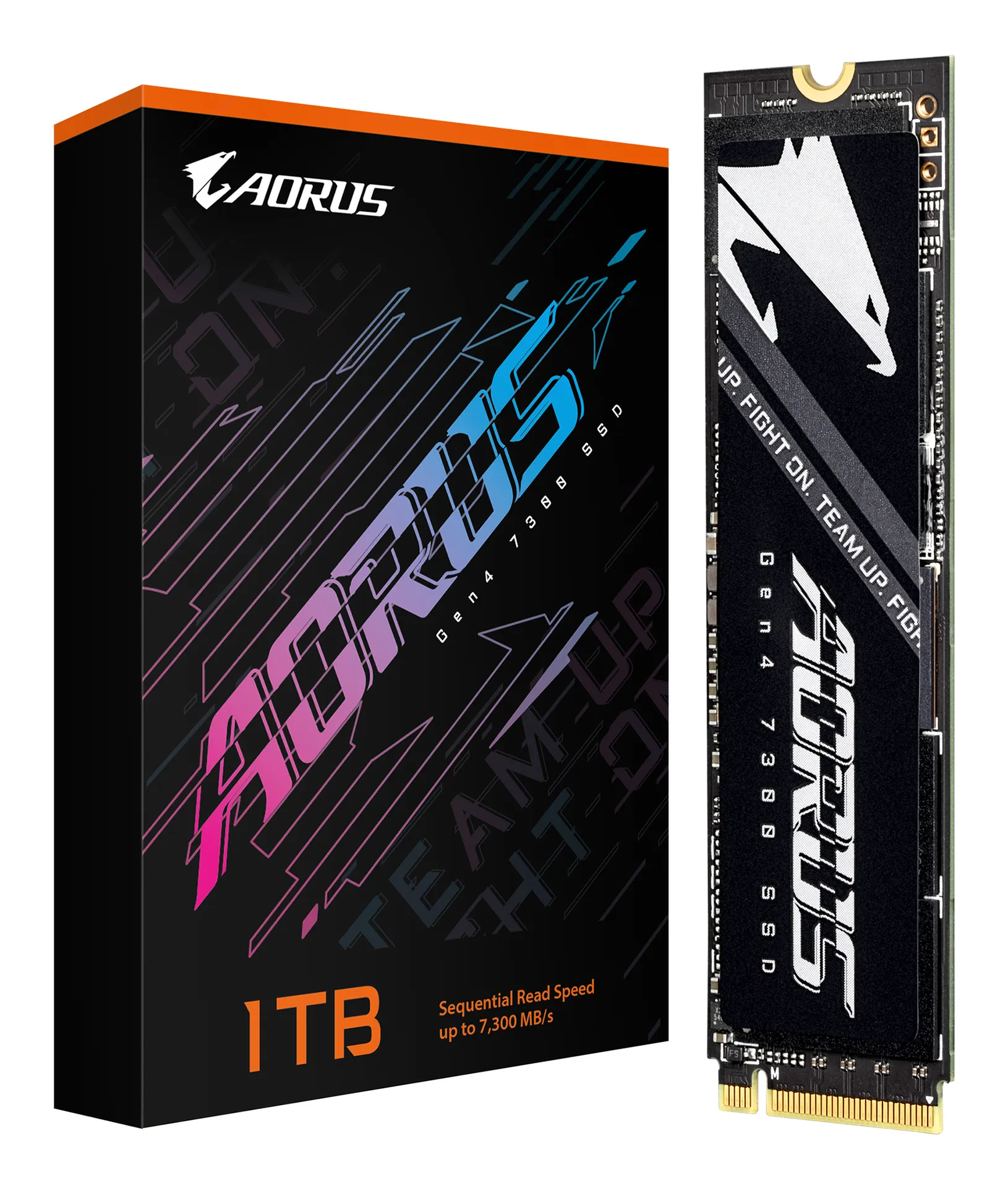 GIGABYTE AORUS Gen4 7300 1 TB M.2 PCI Express 4.0 NVMe 3D TLC NAND – Bild 4