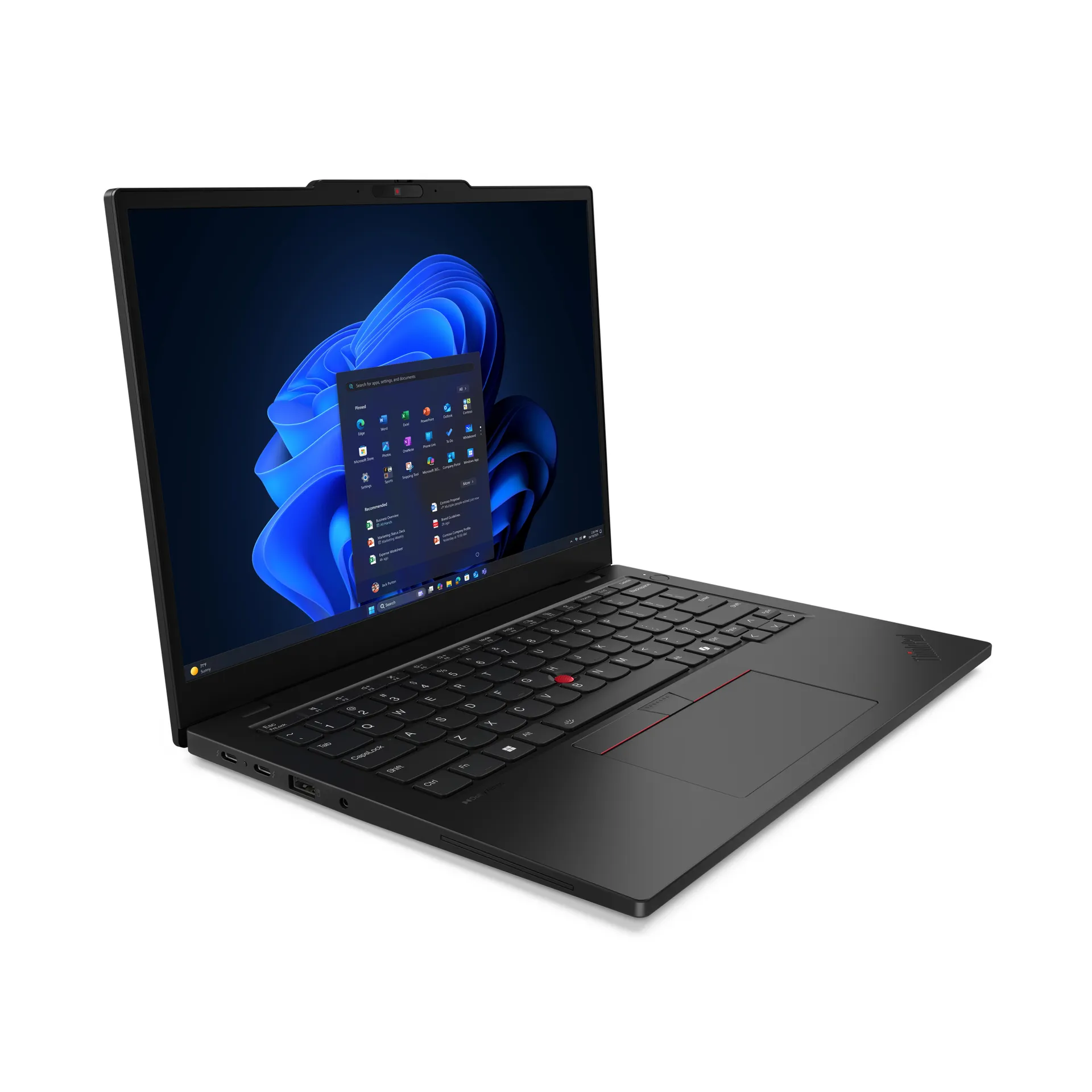 Lenovo ThinkPad L13 Gen 6 (Intel) Intel Core Ultra 5 225U Laptop 33,8 cm (13.3") WUXGA 16 GB LPDDR5x-SDRAM 512 GB SSD Wi-Fi 6E (802.11ax) Windows 11 Pro Deutsch Schwarz – Bild 5