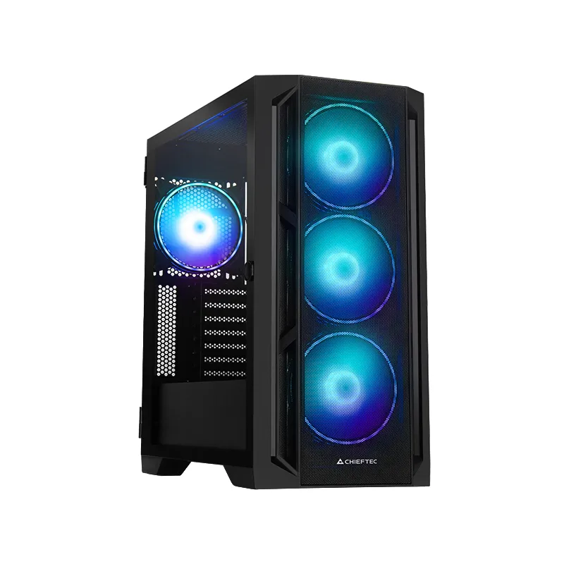 Chieftec PC- Gehäuse GA-01B-L-OP APEX LUMO Midi Tower Schwarz Chieftec PC- Gehäuse GA-01B-L-OP APEX LUMO Midi Tower Schwarz