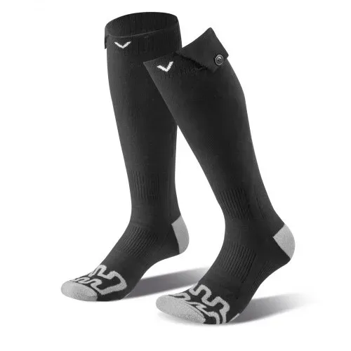 VEVOR Beheizte Socken Unisex, 5000 mAh Akkubetrieben, Wiederaufladbare Heizsocken mit 4 Heizstufen, Fußwärmer für Angeln, Camping, Wandern, Skifahren, Arbeiten im Freien, Winter – Bild 10