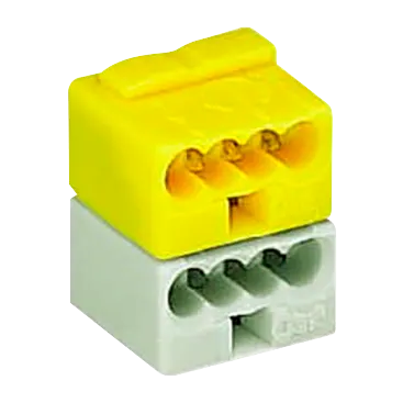 4-Leiter-Buchsenklemme WAGO, Ø0,8mm, 8 Klemmstellen, 2-polig, Einzellötstifte 4-Leiter-Buchsenklemme WAGO, Ø0,8mm, 8 Klemmstellen, 2-polig, Einzellötstifte