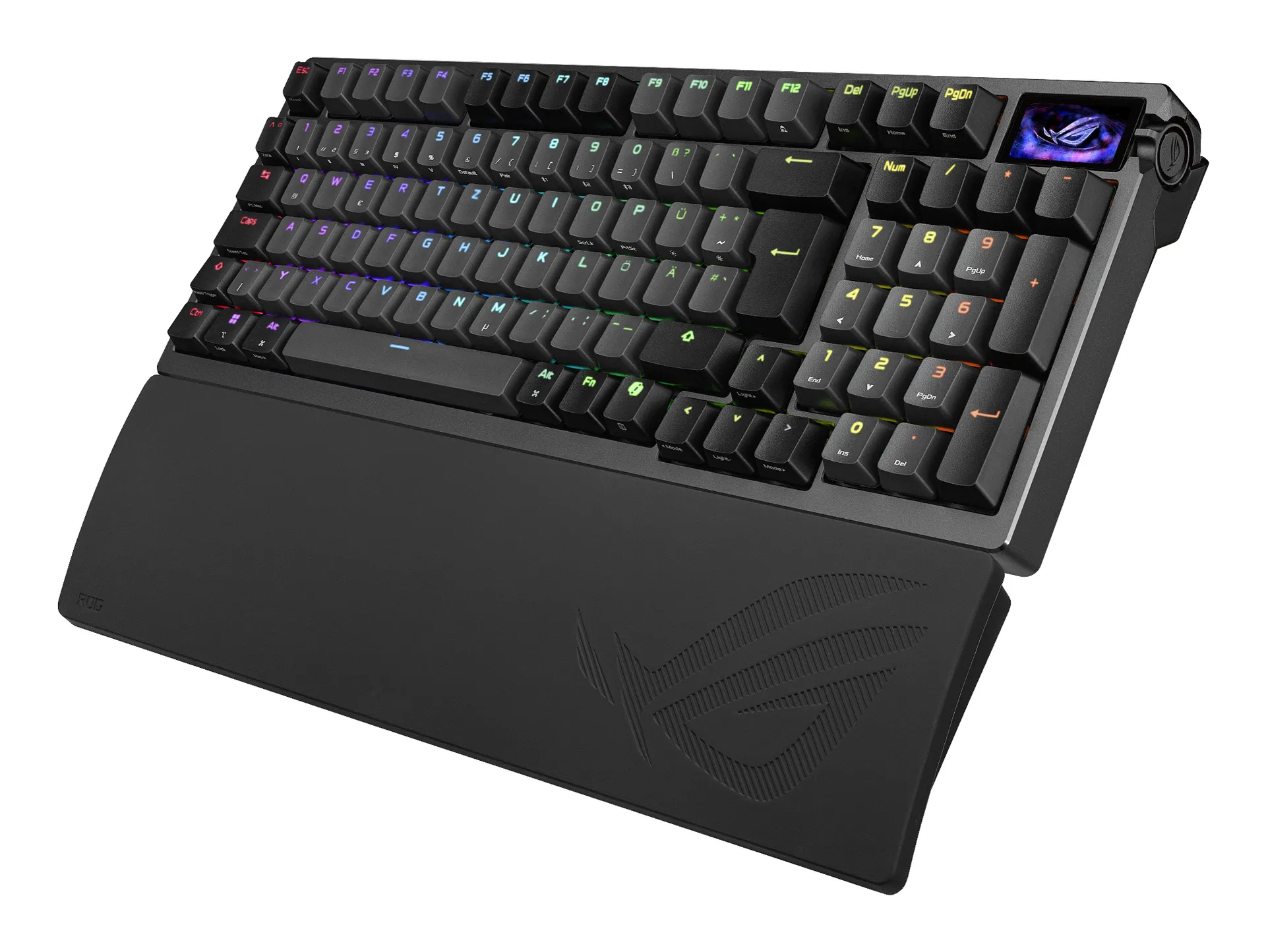 ASUS ROG Azoth 96 HE Tastatur Gaming USB + RF Wireless + Bluetooth QWERTZ Schwarz – Bild 2