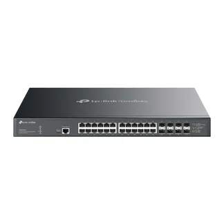 TP-Link Switch full managed Layer2+ 32 Port • 24x 10GbE • 8x SFP+ • PoE Budget 770 Watt • 24x PoE af/at/bt • 19” • Omada • SX3832MPP TP-Link Switch full managed Layer2+ 32 Port • 24x 10GbE • 8x SFP+ • PoE Budget 770 Watt • 24x PoE af/at/bt • 19” • Omada • SX3832MPP