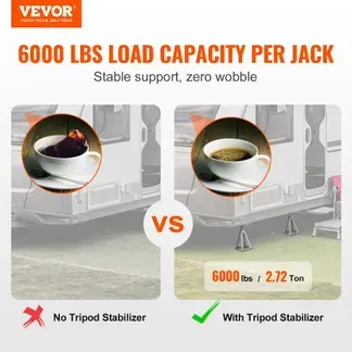 VEVOR 4-teilige Stapel-Wagenheber Rangierwagenheber 2,72 t Heber Ständer Autoheber 280–435 mm, Wohnmobil Stützanhänger Wagenheber Wohnmobil-Stabilisierungsstützen VEVOR 4-teilige Stapel-Wagenheber Rangierwagenheber 2,72 t Heber Ständer Autoheber 280–435 mm, Wohnmobil Stützanhänger Wagenheber Wohnmobil-Stabilisierungsstützen