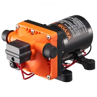 VEVOR 12-V-Membranpumpe, 11,36 L/min, 4-Kammer-DC-Wasserpumpe mit automatischem Druckschalter 40–100 PSI einstellbar, 55 PSI, 1/2 Zoll MNPT-Anschluss, für Wohnmobil, Yacht, Imbisswagen, Camper, Marine VEVOR 12-V-Membranpumpe, 11,36 L/min, 4-Kammer-DC-Wasserpumpe mit automatischem Druckschalter 40–100 PSI einstellbar, 55 PSI, 1/2 Zoll MNPT-Anschluss, für Wohnmobil, Yacht, Imbisswagen, Camper, Marine