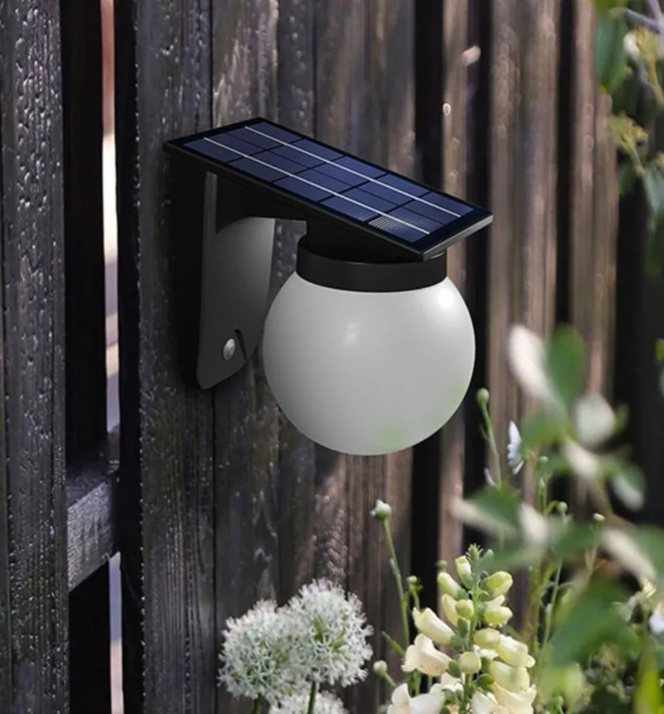 Synergy 21 LED Wand Akku Solar Lampe - Ball milky - – Bild 8