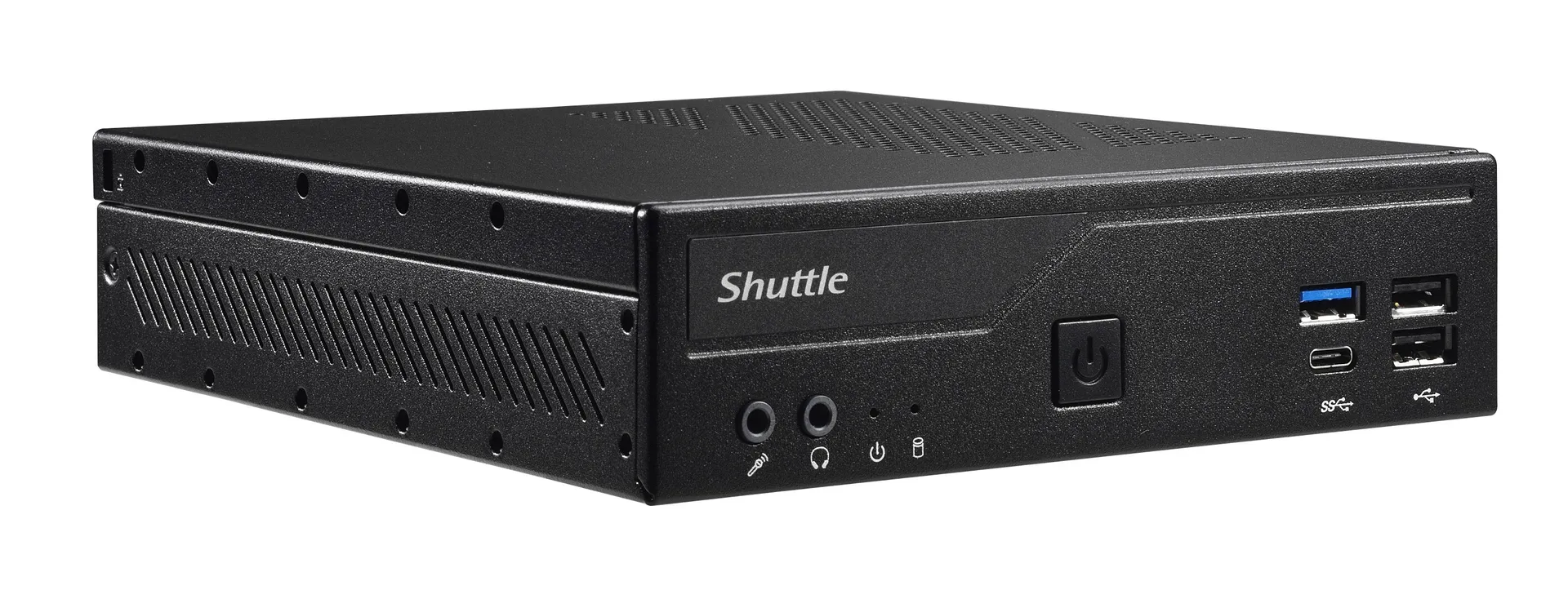 Shuttle Slim PC DH610 , S1700, 1x HDMI, 2x DP , 1x 2.5″ , 2x M.2, 2x LAN (Intel 1G + 2.5G), 2x COM, 24/7 Dauerbetrieb, inkl. VESA Shuttle Slim PC DH610 , S1700, 1x HDMI, 2x DP , 1x 2.5″ , 2x M.2, 2x LAN (Intel 1G + 2.5G), 2x COM, 24/7 Dauerbetrieb, inkl. VESA
