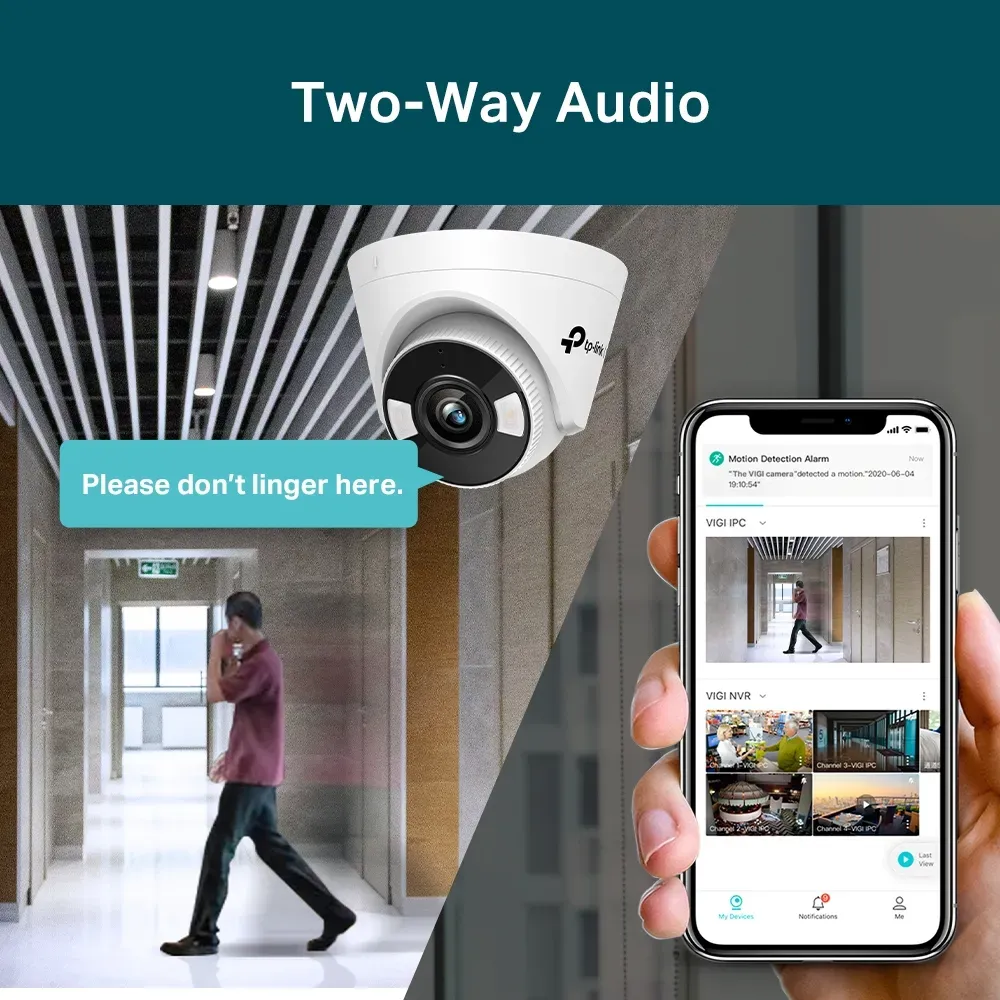 VIGI by tp-link 5MP Full-Color Turret Network Camera - VIGI C450(4mm) – Bild 7