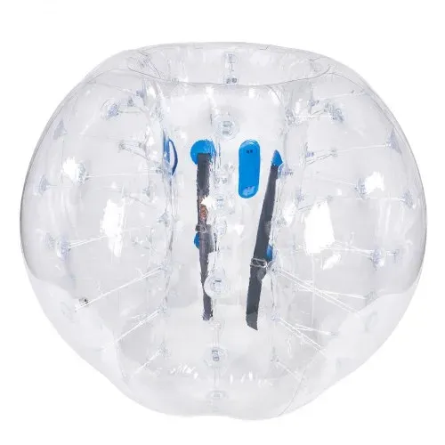 VEVOR Aufblasbarer Bump Ball Bumper Stoßball 1 Stk. 1,5 m x 1,2 m, Menschlicher Kollisionsball, PVC-Körperblasen-Bounce-Ball für Outdoor-Aktivitäten, Transparenter Aufblasbarer Bumper Ball – Bild 10