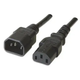 Techly C13/C14, 3m Schwarz C13-Koppler C14-Koppler Techly C13/C14, 3m Schwarz C13-Koppler C14-Koppler