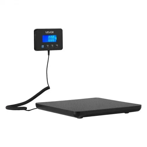 VEVOR Digitale Paketwaage, 10/100g, doppelte Genauigkeit, 200 kg Plattformwaage mit Hold-/Tara-Funktion & LCD-Display, für Pakete, Porto, Gepäck, Batterie & Ladekabel im Lieferumfang enthalten – Bild 9