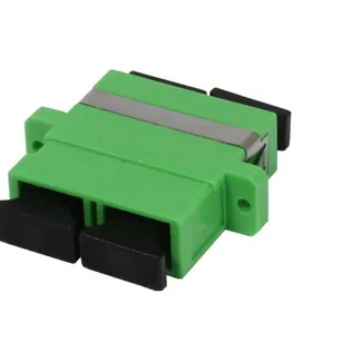 LWL-Kupplung,SC(APC)-Buchse/SC(APC)-Buchse, 9/125u Singlemode, duplex, PVC, OS2, Keramikhülse, mit Flansch, Synergy 21 LWL-Kupplung,SC(APC)-Buchse/SC(APC)-Buchse, 9/125u Singlemode, duplex, PVC, OS2, Keramikhülse, mit Flansch, Synergy 21