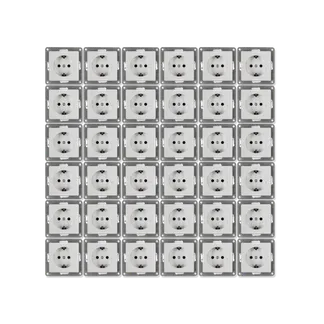 Schutzkontakt-Steckdose McPower “Cup“ 250V~/16A, UP, Einsteckschutz, 36er-Pack Schutzkontakt-Steckdose McPower “Cup“ 250V~/16A, UP, Einsteckschutz, 36er-Pack
