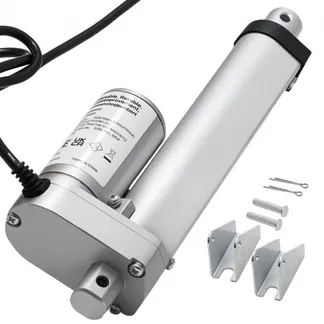 VEVOR 12-V-Linearantrieb, 101,6 mm Linearmotor mit 15 mm/s, 1000 N Linear Actuator mit IP54-Schutz & Montagehalterung, Lineartechnik-Aktuatoren für Hubschreibtische, Liegestühle, Fenstertüröffner VEVOR 12-V-Linearantrieb, 101,6 mm Linearmotor mit 15 mm/s, 1000 N Linear Actuator mit IP54-Schutz & Montagehalterung, Lineartechnik-Aktuatoren für Hubschreibtische, Liegestühle, Fenstertüröffner