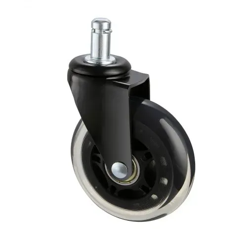 VEVOR Bürostuhl Rollen(5er Set) φ76,2MM Ersatz-Hartbodenrollen aus Polyurethan Schreibtischstuhl Rollen 59kg Tragfähigkeit Drehstuhlrollen Ideal für Bürostühle Gaming-Stühle Drehstühle – Bild 9