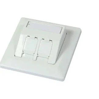 Keystone, Modulträger, UP Dosen für 2xTP-Modul, Reinweiss, für Runde Unterputz/Hohlraumdosen geeignet, 27Grad Auslass, Synergy 21, Keystone, Modulträger, UP Dosen für 2xTP-Modul, Reinweiss, für Runde Unterputz/Hohlraumdosen geeignet, 27Grad Auslass, Synergy 21,