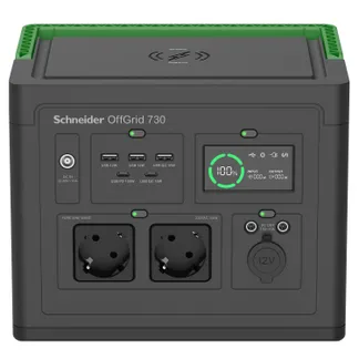 APC SE OffGrid Portable Power Station 730 – Li-Ionen-Akku, LCD, 2x Schuko Ausgänge, 3x USB-A, 2x USB-C, 3x 12V, kabelloses Ladegerät APC SE OffGrid Portable Power Station 730 – Li-Ionen-Akku, LCD, 2x Schuko Ausgänge, 3x USB-A, 2x USB-C, 3x 12V, kabelloses Ladegerät
