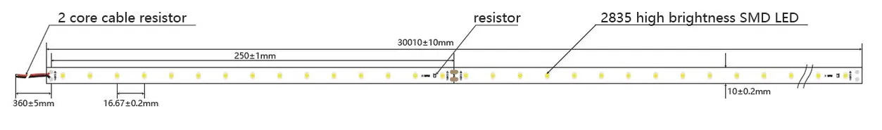 Synergy 21 LED Flex Strip 2835 - 60 NW DC48V 210W IP20 ULS 30m – Bild 2