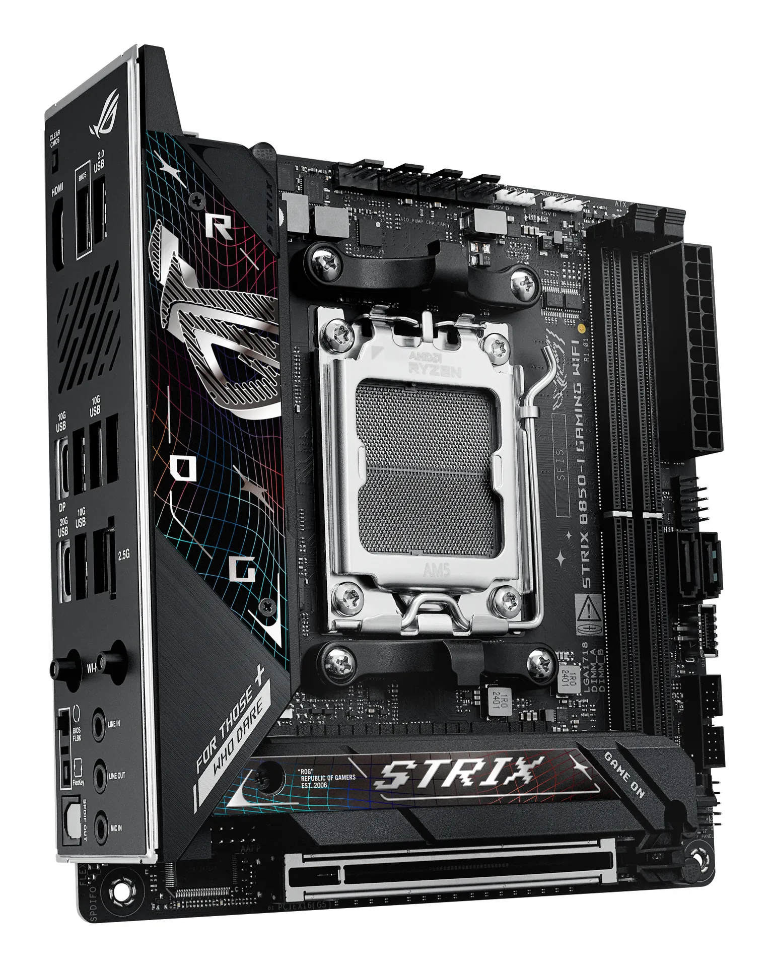 ASUS ROG STRIX B850-I GAMING WIFI AMD B850 Sockel AM5 mini ITX – Bild 4