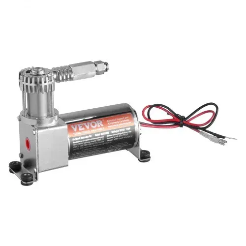 VEVOR Luftdruckstoßdämpfer Set 12 V 100 PSI Bord-Luftkompressorsystem, Luft Kompressor System Luftfederungskompressor Kit mit Einpfadsystem & Druckmesser & Luftleitung für Lkws Transporter – Bild 10