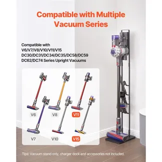 VEVOR Staubsaugerständer, kompatibel mit Dyson V6 V7 V8 V10 V11 V15, Staubsaugerständerhalter mit 4 Haken für Dyson DC30 DC31 DC34 DC35 DC58 DC59 DC62 D74 kabellose Staubsauger & Zubehör VEVOR Staubsaugerständer, kompatibel mit Dyson V6 V7 V8 V10 V11 V15, Staubsaugerständerhalter mit 4 Haken für Dyson DC30 DC31 DC34 DC35 DC58 DC59 DC62 D74 kabellose Staubsauger & Zubehör