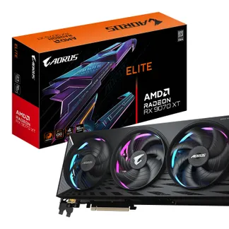 GIGABYTE AORUS Radeon RX 9070 XT ELITE 16G Grafikkarte – 16 GB GDDR6, 256 Bit, PCI-E 5.0, 3100 MHz Kernfrequenz, 2 x DisplayPort, 2 x HDMI, GV-R9070XTAORUS E-16GD GIGABYTE AORUS Radeon RX 9070 XT ELITE 16G Grafikkarte – 16 GB GDDR6, 256 Bit, PCI-E 5.0, 3100 MHz Kernfrequenz, 2 x DisplayPort, 2 x HDMI, GV-R9070XTAORUS E-16GD