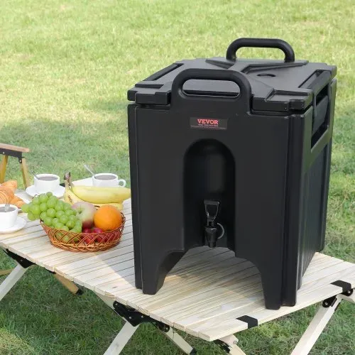 VEVOR Heiß- und Kaltgetränkespender Getränkespender 37,6 L, LDPE Heiß- und Kaltwasserbrunnen Großer Getränkespender mit Zapfen für Kaffee, Kalte Milch, Wasser, Saft usw. Isolierkanne 1-2 Personen – Bild 7