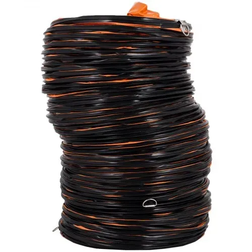 VEVOR Lufttransportschlauch 9,8 m Lüfterdurchmesser, 30,48 cm Warmluftschlauch, 35 x 35 x 28 cm Belüftungsschlauch Baustellenschlauch, Orange Belüftungsschlauch – Bild 10