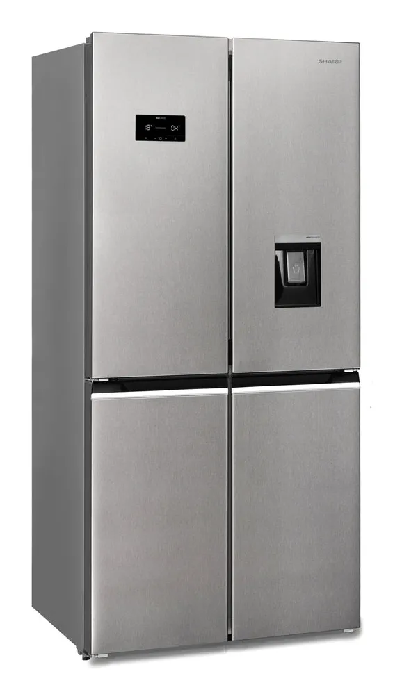 Sharp SJ-NFA35IHDPD-EU Side-by-Side Kühlkombination Freistehend 487 l Edelstahl – Bild 2