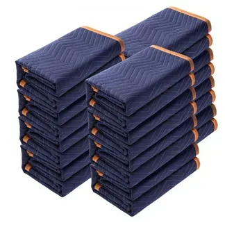 VEVOR 12x Umzugsdecken 2032x1829mm Möbeldecken Vliesstoff + recycelte Baumwolle Lagerdecken Umzug Packdecken Transport-Decken Möbelpackdecken Verpackungsdecken zum Schutz für Möbel VEVOR 12x Umzugsdecken 2032x1829mm Möbeldecken Vliesstoff + recycelte Baumwolle Lagerdecken Umzug Packdecken Transport-Decken Möbelpackdecken Verpackungsdecken zum Schutz für Möbel