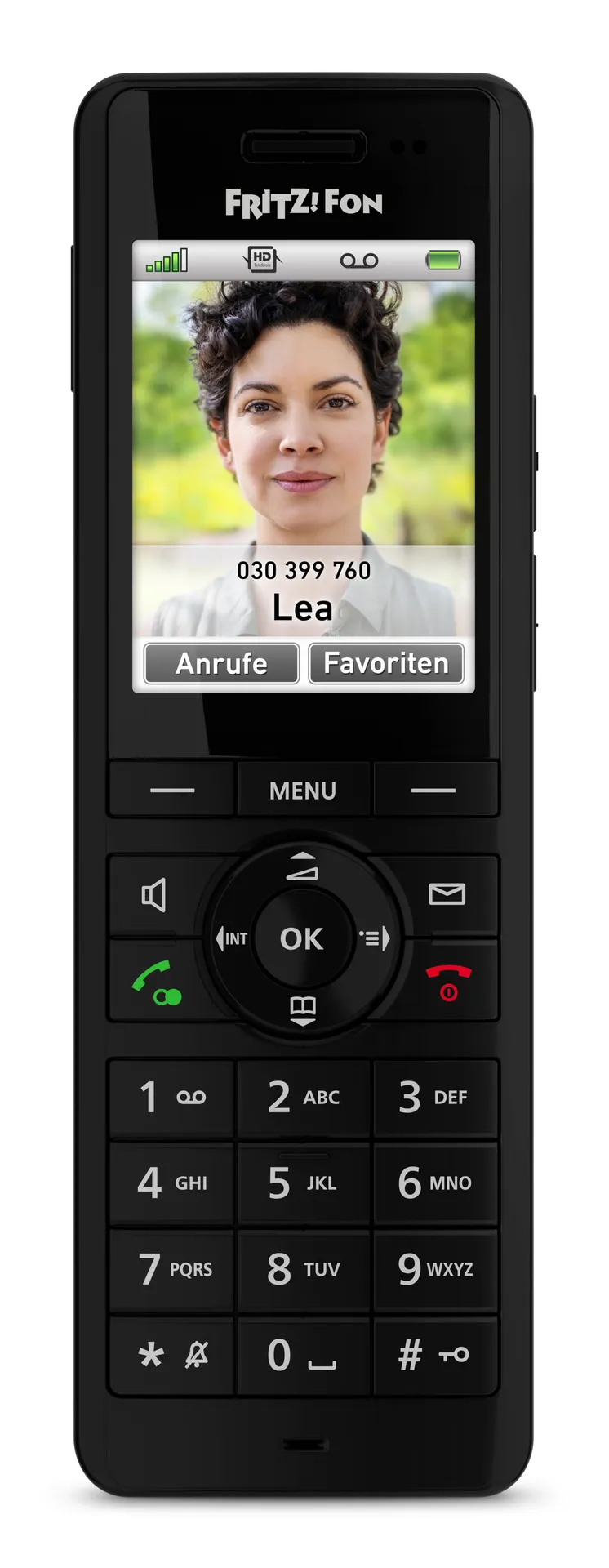 Fon FRITZ! X6 DECT-Telefon Schwarz – Bild 4