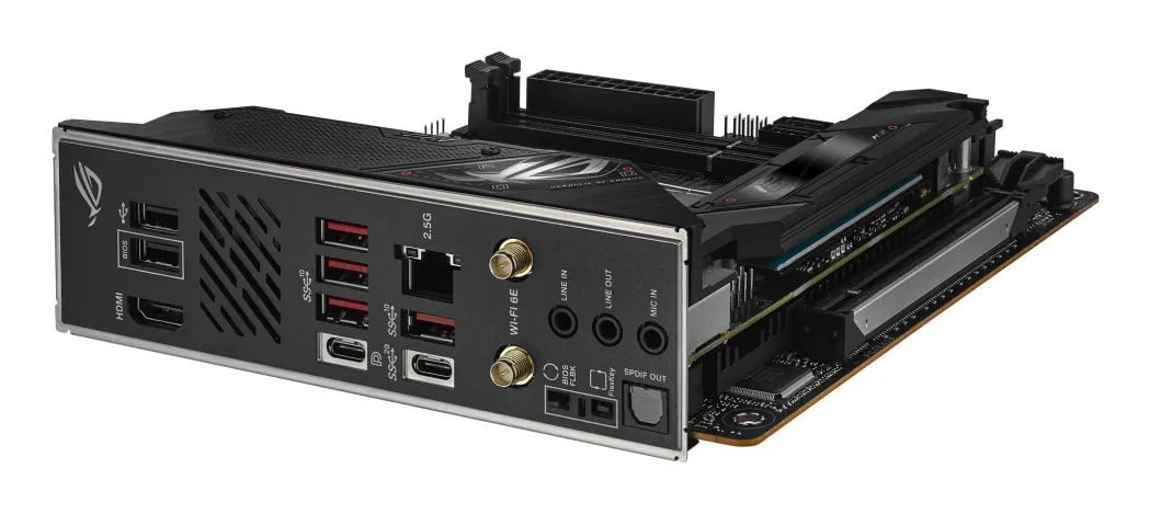 ASUS ROG STRIX B650E-I GAMING WIFI AMD B650 Sockel AM5 mini ITX – Bild 3