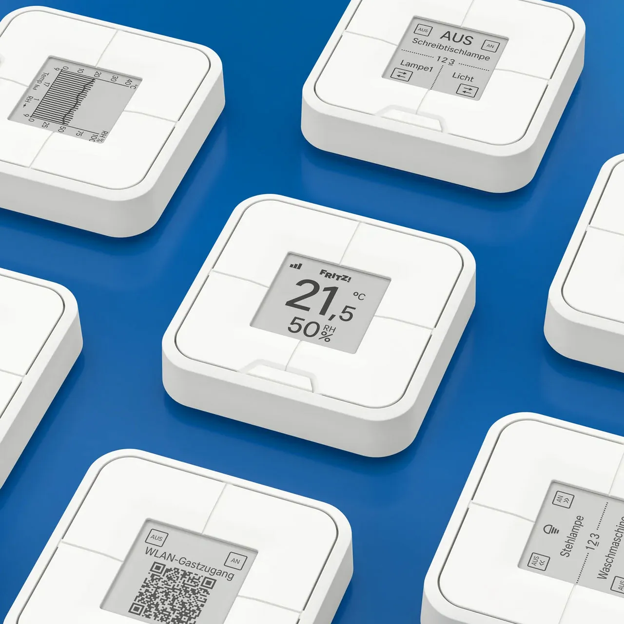 FRITZ!Smart Control 440 4fach Taster mit E-Paper-Display – Bild 4