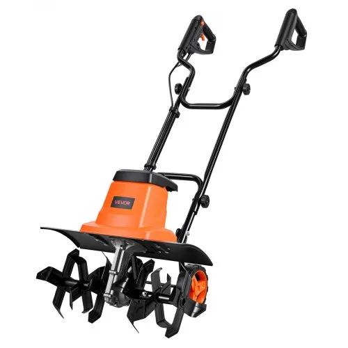 VEVOR Elektro Bodenhacke 45 cm Arbeitsbreite, 22 cm Arbeitstiefe, 1500 W Motorhacke, Bodenkrümler, Kultivator mit Stahlzinken & Klappbarem Führungsholm, Gartenfräse für Rasen-, Hof- & Gartenpflege VEVOR Elektro Bodenhacke 45 cm Arbeitsbreite, 22 cm Arbeitstiefe, 1500 W Motorhacke, Bodenkrümler, Kultivator mit Stahlzinken & Klappbarem Führungsholm, Gartenfräse für Rasen-, Hof- & Gartenpflege