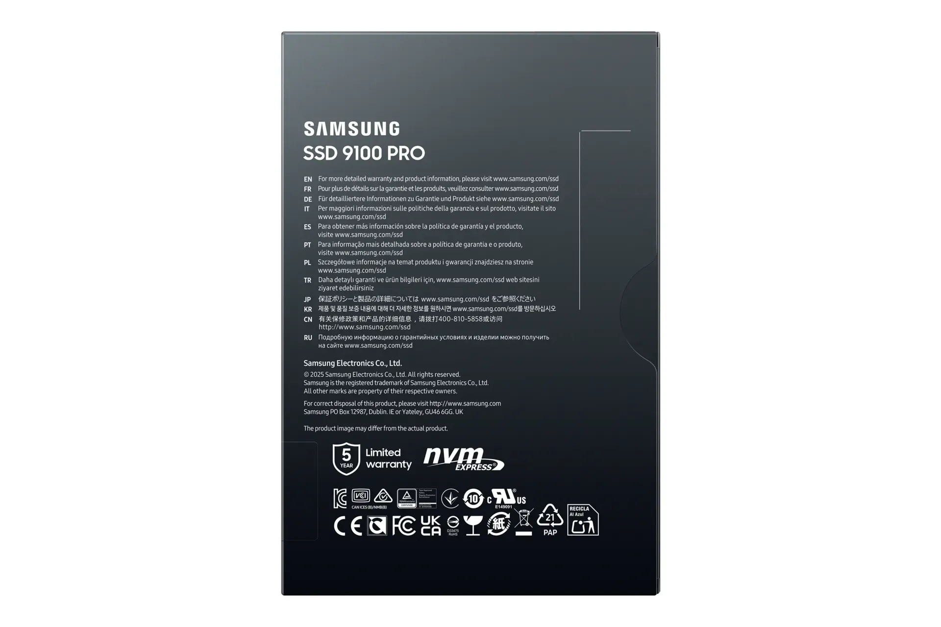 Samsung 9100 PRO PCIe® 5.0 NVMe™ M.2 SSD - 1 TB – Bild 7