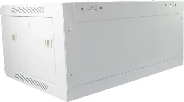 ALLNET 19"Wandgehäuse, 12HE, 1-teilig, T600mm, Lichtgrau, SMC-Serie, – Bild 4