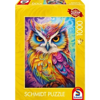 Eule im Papageienkleid, Puzzle Eule im Papageienkleid, Puzzle