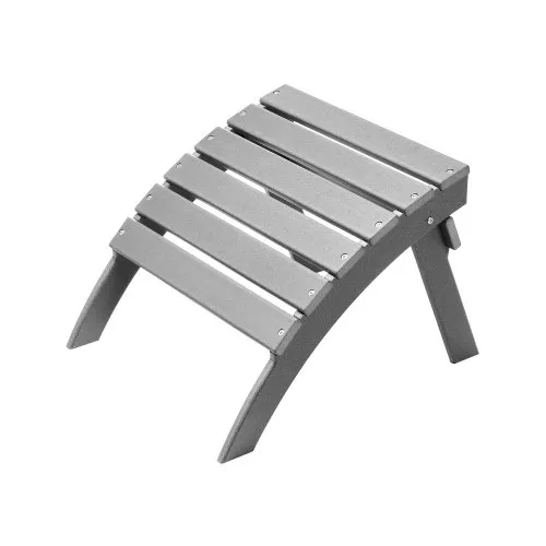 VEVOR Fußstütze für Adirondack-Stühle, 547x480x377 mm, klappbarer Adirondack-Ottomane aus HDPE-Kunststoff, Gartenstuhl, weit verbreitet für Außenbereich, Veranda, Pool, Rasen, Hinterhof, grau VEVOR Fußstütze für Adirondack-Stühle, 547x480x377 mm, klappbarer Adirondack-Ottomane aus HDPE-Kunststoff, Gartenstuhl, weit verbreitet für Außenbereich, Veranda, Pool, Rasen, Hinterhof, grau